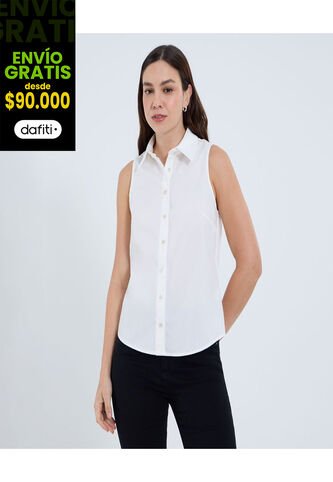 Blusa Para Mujer Manga Sisa Color Crudo Marca Ostu #40121132 Ostu