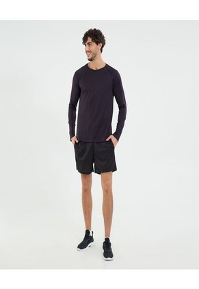 Camiseta Para Hombre Manga Larga Color Café Marca Ostu #60091514