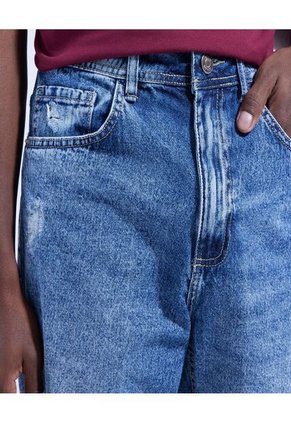 Bermuda Para Hombre Regular Color Azul  Marca Ostu #60100266