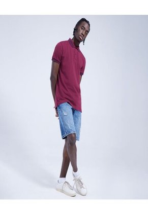 Bermuda Para Hombre Regular Color Azul  Marca Ostu #60100266