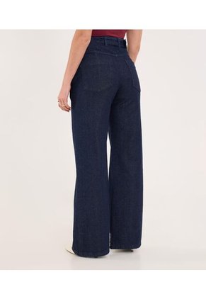 Jean Para Mujer Wide-Leg Color Azul Marca Ostu #40160600