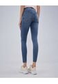 Jean Para Mujer Skinny Color Azul Medio Marca Ostu #40160423 de Ostu