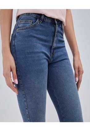 Jean Para Mujer Skinny Color Azul Medio Marca Ostu #40160423