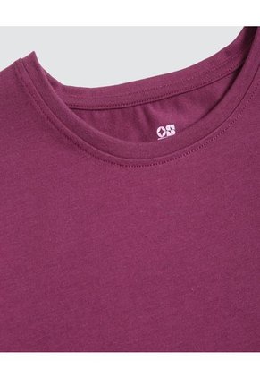 Camiseta Infantil Niña Manga Corta Color Rojo Marca Ostu #90090240