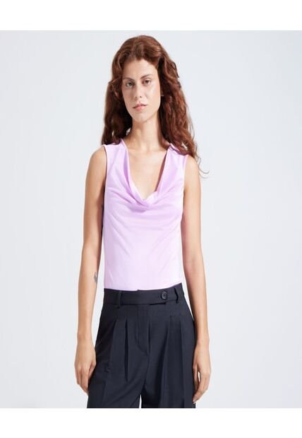 Body Para Mujer Manga Sisa Color Morado Marca Ostu #40200094