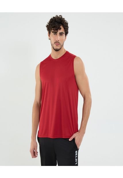 Camiseta Para Hombre Manga Sisa Cuello Redondo Color Rojo Marca Ostu #60091618