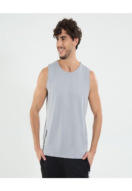 Camiseta Para Hombre Manga Sisa Cuello Redondo Color Gris Marca Ostu #60091607