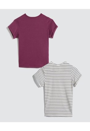 Camiseta Infantil Niña Manga Corta Color Rojo Marca Ostu #90090240