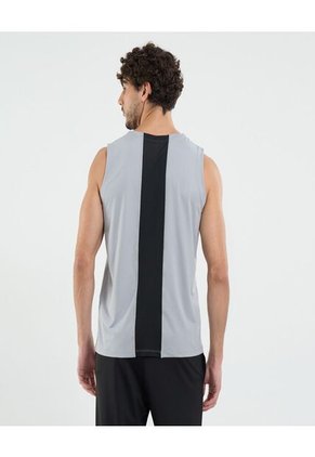 Camiseta Para Hombre Manga Sisa Cuello Redondo Color Gris Marca Ostu #60091607