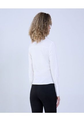 Camisa Para Mujer Manga Larga Color Crudo Marca Ostu #40010279