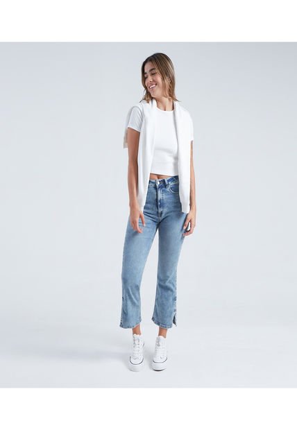 Jean Para Mujer Flare Color Azul  Marca Ostu #40160358