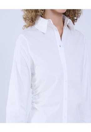 Camisa Para Mujer Manga Larga Color Crudo Marca Ostu #40010279