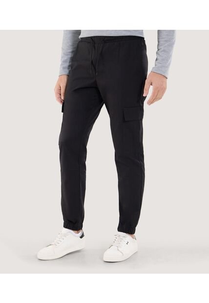 Pantalón Para Hombre Jogger Color Negro Marca Ostu #60070452