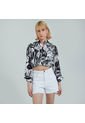 Short Mujer Ostu  Blanco Algodón 40190237-10 de Ostu