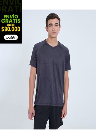 Camiseta Para Hombre Manga Corta Cuello Redondo Color Negro Marca Ostu #60091631 Ostu