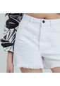 Short Mujer Ostu  Blanco Algodón 40190237-10 de Ostu