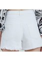 Short Mujer Ostu  Blanco Algodón 40190237-10 de Ostu
