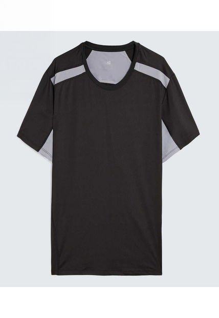Camiseta Para Hombre Manga Corta Cuello Redondo Color Negro Marca Ostu #60091502