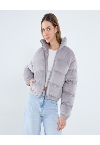 Chaqueta Para Mujer Acolchada Color Gris Marca Ostu #40080239 Ostu