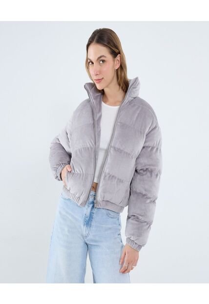 Chaqueta Para Mujer Acolchada Color Gris Marca Ostu #40080239