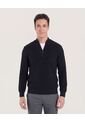 Saco Para Hombre Cuello Alto O Cuello Tortuga Color Negro Marca Ostu #60330037 de Ostu