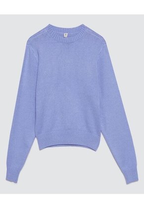 Saco Para Mujer Cuello Redondo Color Azul  Marca Ostu #40330077