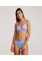 Brasier Para Mujer Copa Triangular Color Azul  Marca Ostu #40830014 de Ostu