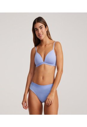 Brasier Para Mujer Copa Triangular Color Azul  Marca Ostu #40830014