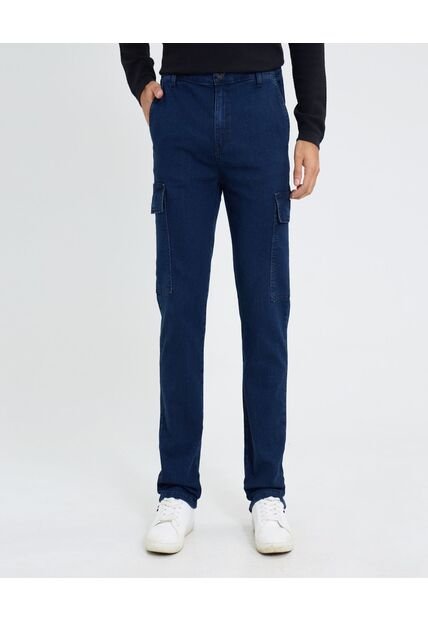 Jean Para Hombre Carrot Color Azul Marca Ostu #60160402