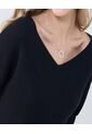Saco Para Mujer Cuello V Color Negro Marca Ostu #40330078 de Ostu