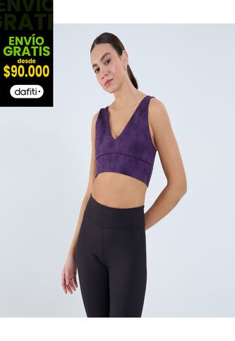 Top Para Mujer  Color Morado Marca Ostu #40220420 Ostu