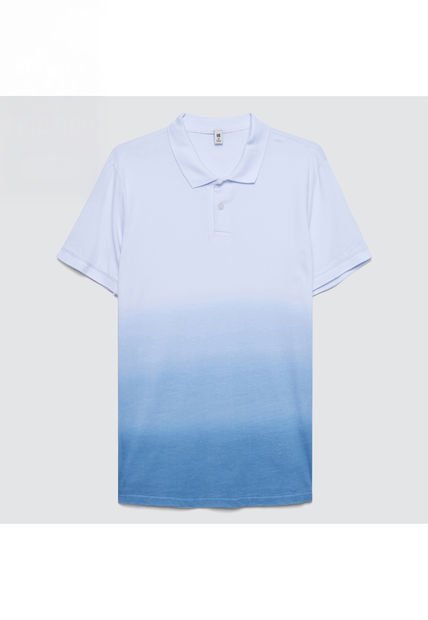 Polo Para Hombre Cuello Tejido Sin Bolsillo Color Blanco Marca Ostu #60110559