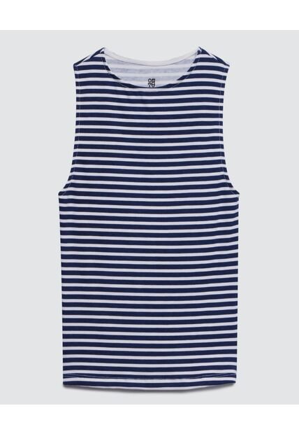 Camiseta Para Mujer Manga Sisa Color Azul  Marca Ostu #40091876