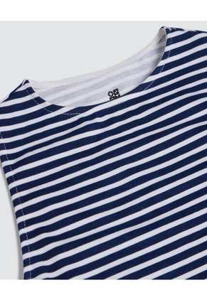 Camiseta Para Mujer Manga Sisa Color Azul Marca Ostu #40091876