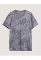 Camiseta Para Hombre Manga Corta Cuello Redondo Color Gris Marca Ostu #60091738 de Ostu