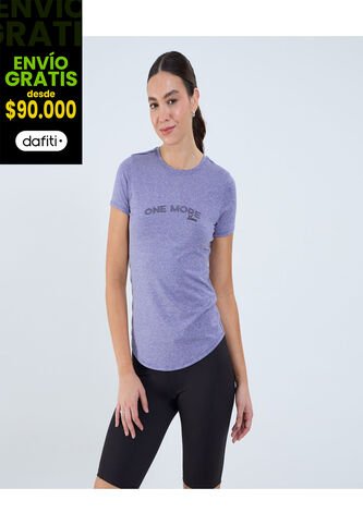 Camiseta Para Mujer Manga Corta Cuello Redondo Color Rosado Marca Ostu #40092396 Ostu