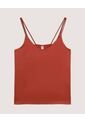 Blusa  Para Mujer Manga Sisa Color Terracota Marca Ostu #40121299 de Ostu