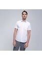 Camisa Para Hombre Manga Corta Con Bolsillo Color Blanco Marca Ostu #60010628 de Ostu