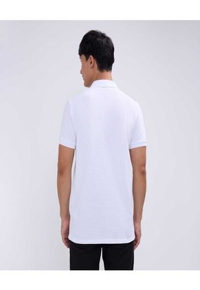 Polo Para Hombre Cuello Tejido Sin Bolsillo Color Blanco Marca Ostu #60110699