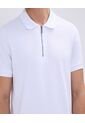 Polo Para Hombre Cuello Tejido Sin Bolsillo Color Blanco Marca Ostu #60110699 de Ostu