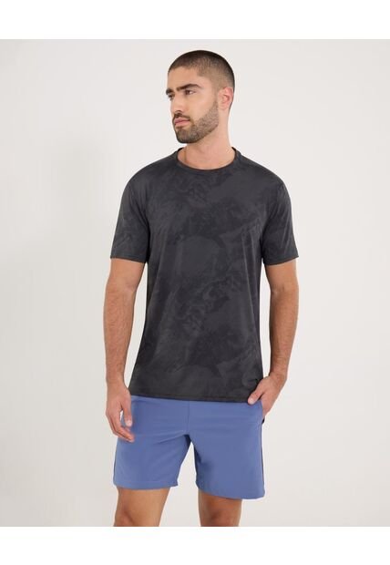 Camiseta Para Hombre Manga Corta Cuello Redondo Color Negro Marca Ostu #60091690