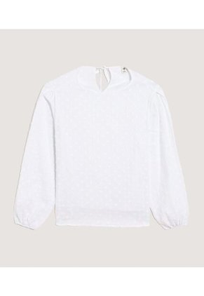 Blusa Para Mujer Manga 3/4 Color Blanco Marca Ostu #40121208
