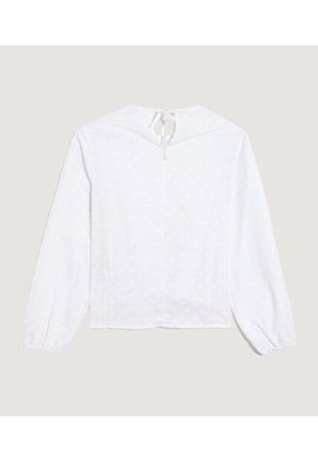 Blusa Para Mujer Manga 3/4 Color Blanco Marca Ostu #40121208