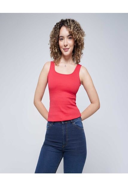 Camiseta Para Mujer Manga Sisa Color Rojo Marca Ostu #40092157
