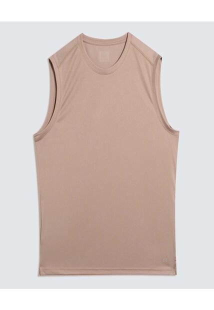 Camiseta Para Hombre Manga Sisa Color Beige Marca Ostu #60091475