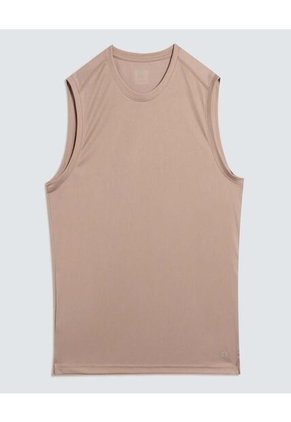 Camiseta Para Hombre Manga Sisa Color Beige Marca Ostu #60091475