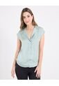 Camisa  Para Mujer Manga Corta Color Verde Marca Ostu #40010348 de Ostu