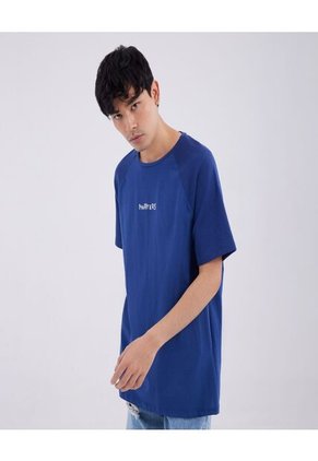 Camiseta Para Hombre Manga Corta Color Azul  Marca Ostu #60090892