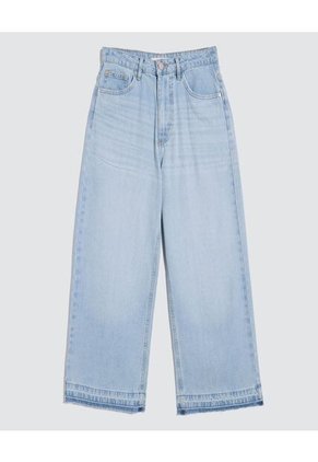 Jean Para Mujer Culotte Color Azul Claro Marca Ostu #40160532