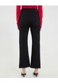 Jean Para Mujer Crop Flare Color Negro Marca Ostu #40160571 de Ostu